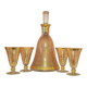 Carafe et verres Art deco