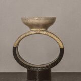 Vintage Czech Ceramic Candle Holder 1960s