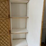 Vintage rattan cabinet