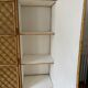 Armoire en rotin vintage