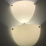 Duo of plastic corner sconces