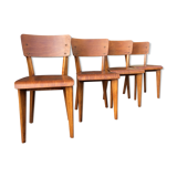 4 Scandinavian chairs vintage bistro