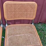 Duo of chairs B.32  cesca by Marcel Breuer