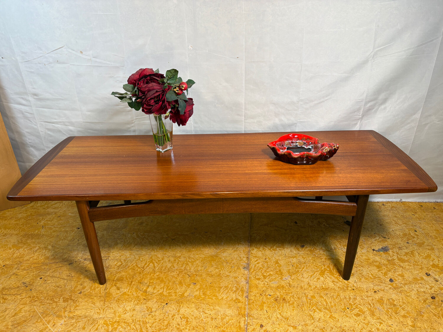 G-Plan Brasilia Coffee Table in Teak & Afromosia 1960s  This elegant m