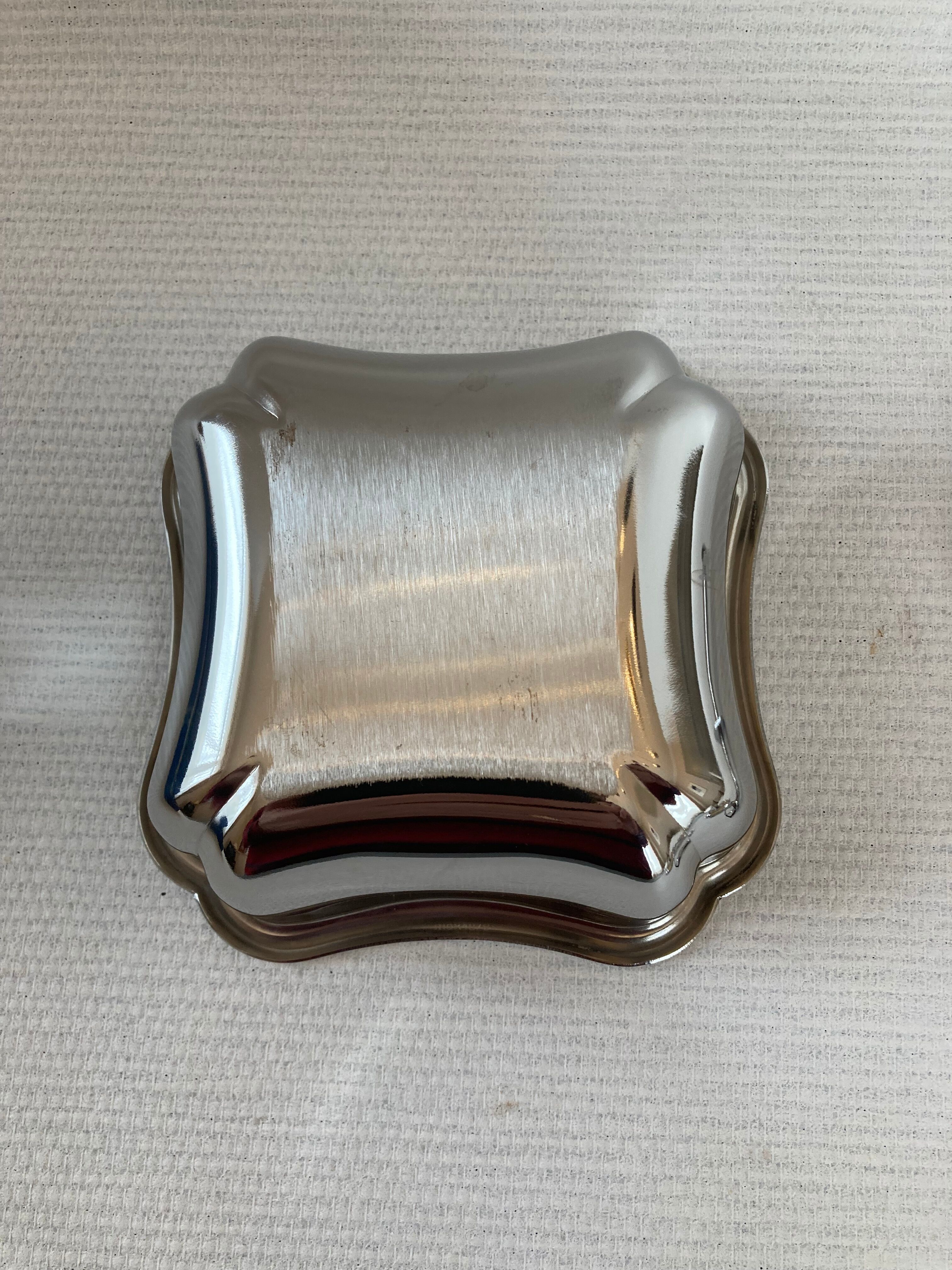 Stainless steel sugar bowl
