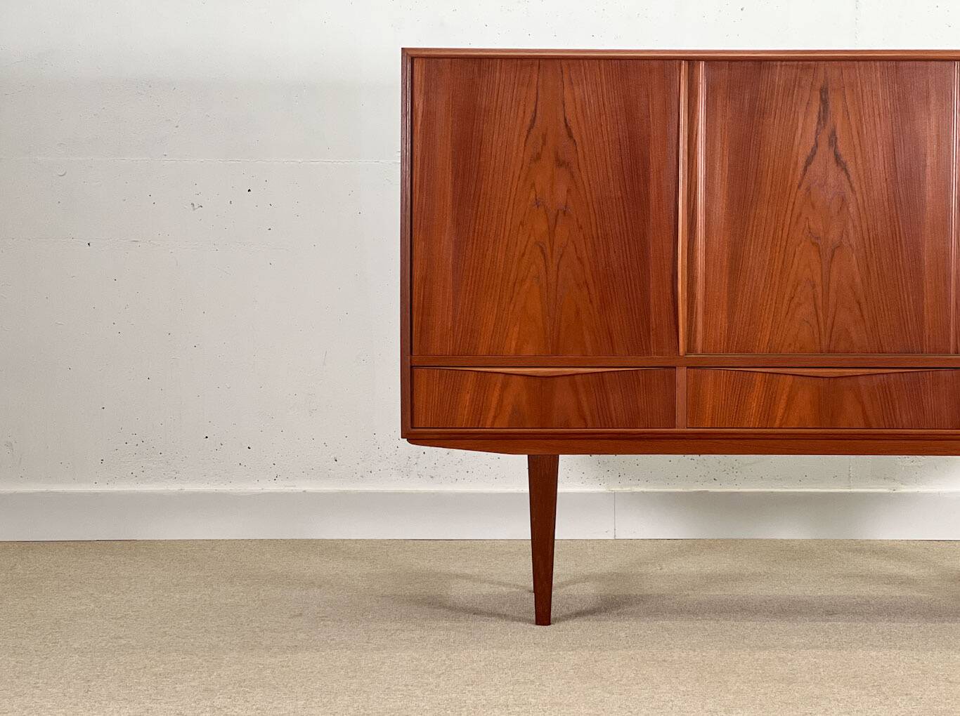 Highboard by E.W. Bach for Sejling Skabe (1960s Denmark)