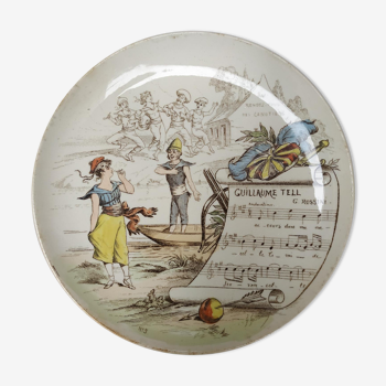 Old talking plate of collection - musical subject series n°5