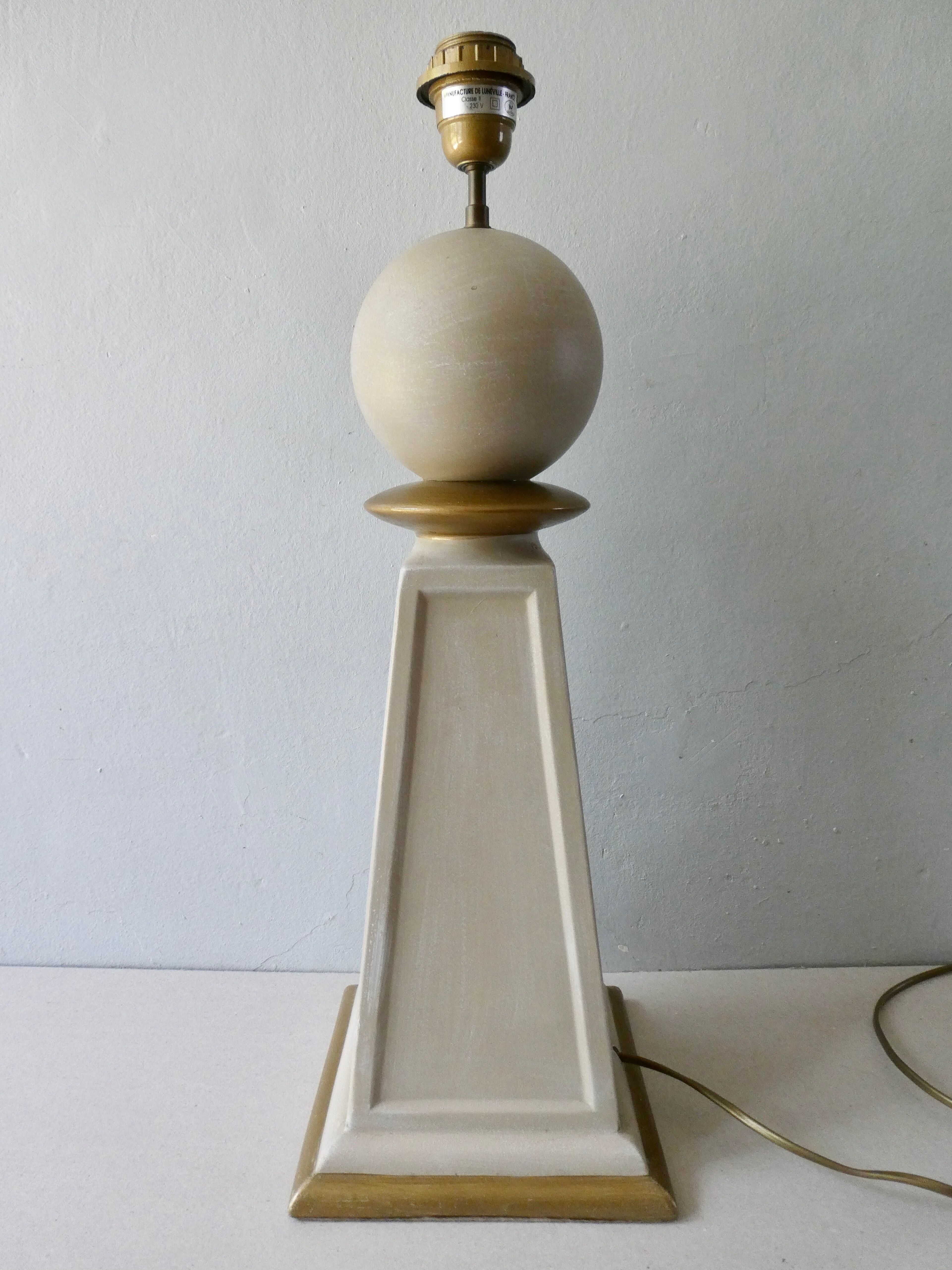 Ceramic lamp Pierre Casenove for Luneville, 80s