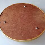 Art Deco round mirror tray