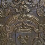 Plaque de cheminée ancienne fin 19ème