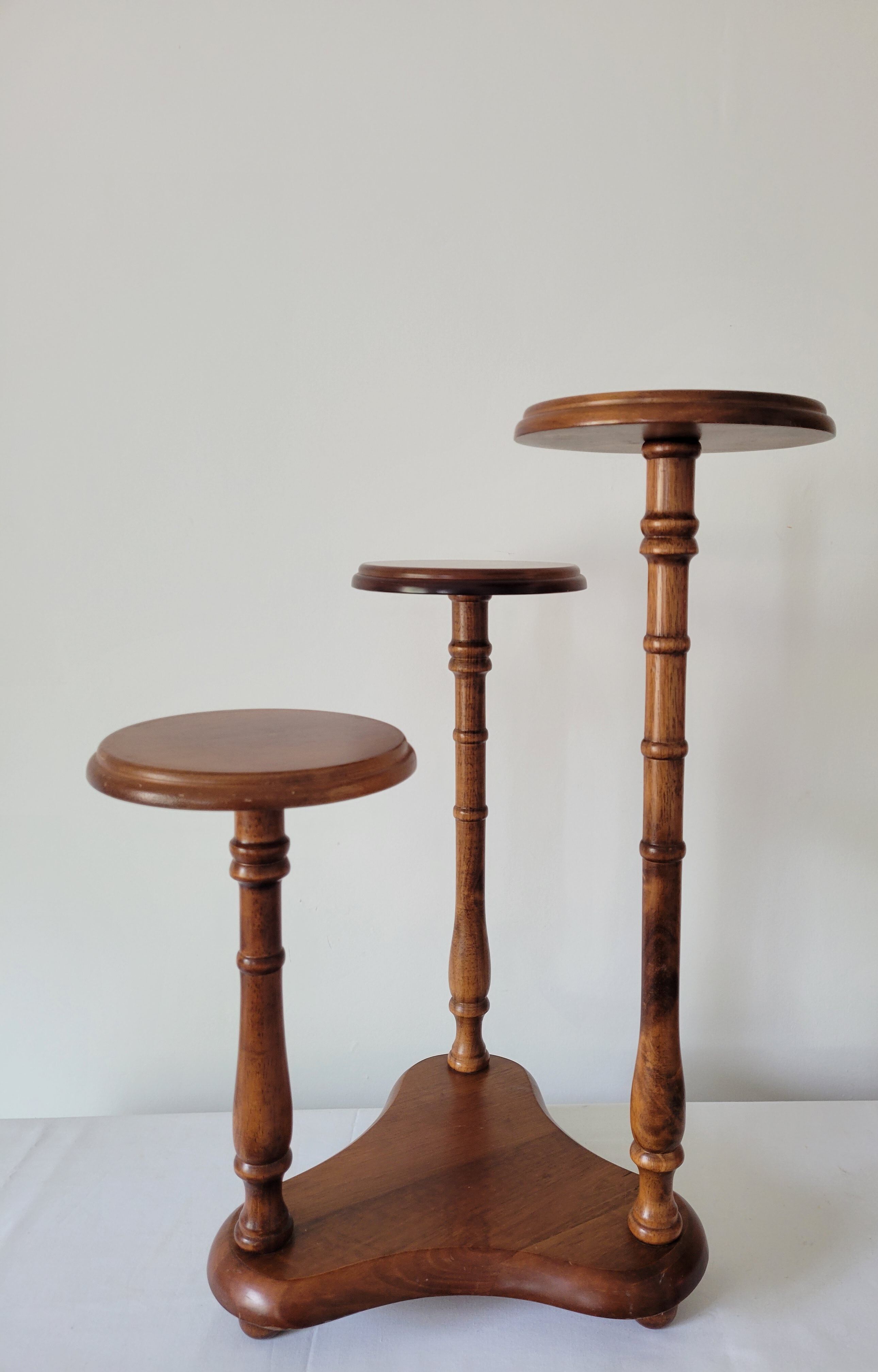 Bamboo faux plant holder