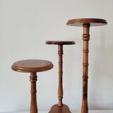 Bamboo faux plant holder