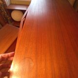 Huge shelf library Swedish desk teak, string.