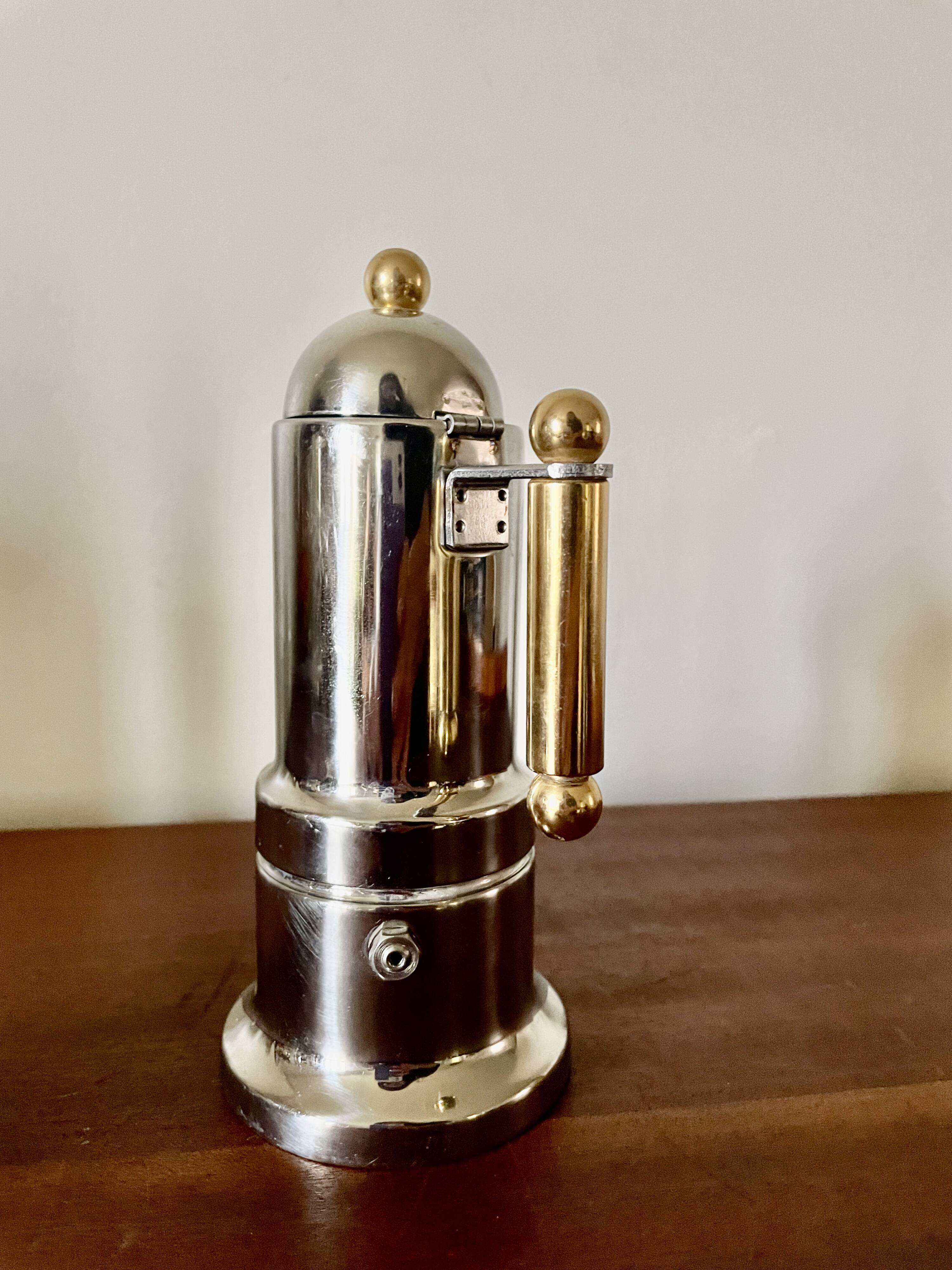 Vev Vigano Kontessa 1-cup cafetière, kettle, Italy