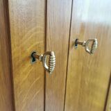 Vintage rattan wardrobe, 60s