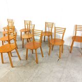 Chaises de salle à manger vintage scandinaves, 1970
