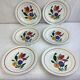 6Digoin Sarreguemines dessert plates