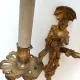 Pair of Régence style wall sconces in gilded bronze
