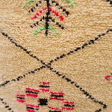 Berber wool carpet colorful pattern 78x154 cm