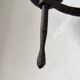Wrought iron candle holders 1900 brutalist sconces