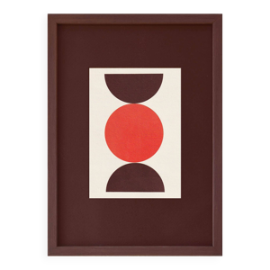 Collage abstrait sur - papier