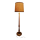 Gilded wooden floor lamp