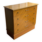 Commode scandinave 4 tiroirs en bois