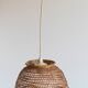 Suspension en osier vintage
