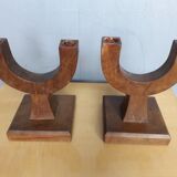 Pair of modernist candlesticks era art deco 1930