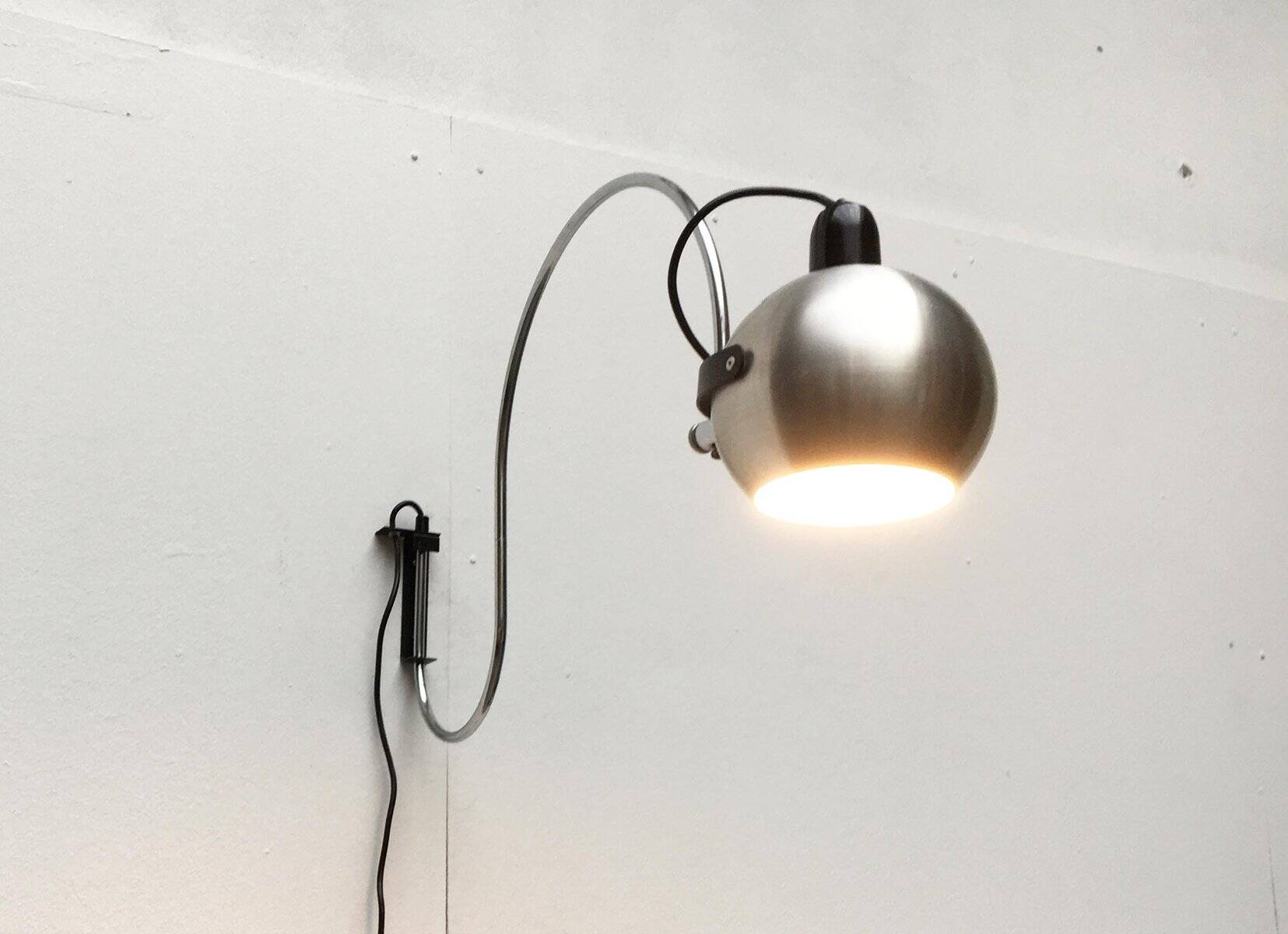 Mid-century space age wall lamp by Anvia