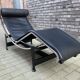 3x Original Cassina Le Corbusier Lc4 Black/chrome, New!