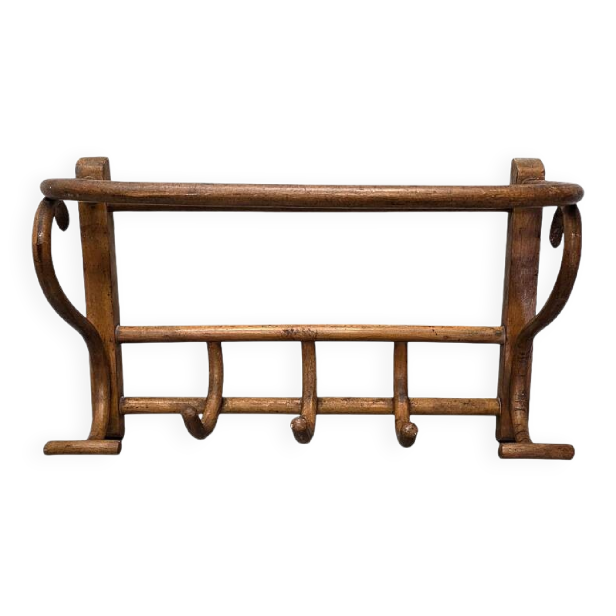 Art Nouveau Wall Coat Rack By Fisschel, 1920/30s