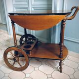 Desserte apéro-table vintage et repliable
