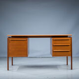 Mid-century teak freestanding desk from GV Møbler, 1960s