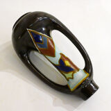 Vase amphora faience mate