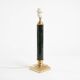 Deschuytener table lamp ref. 5308 green and gold, art deco