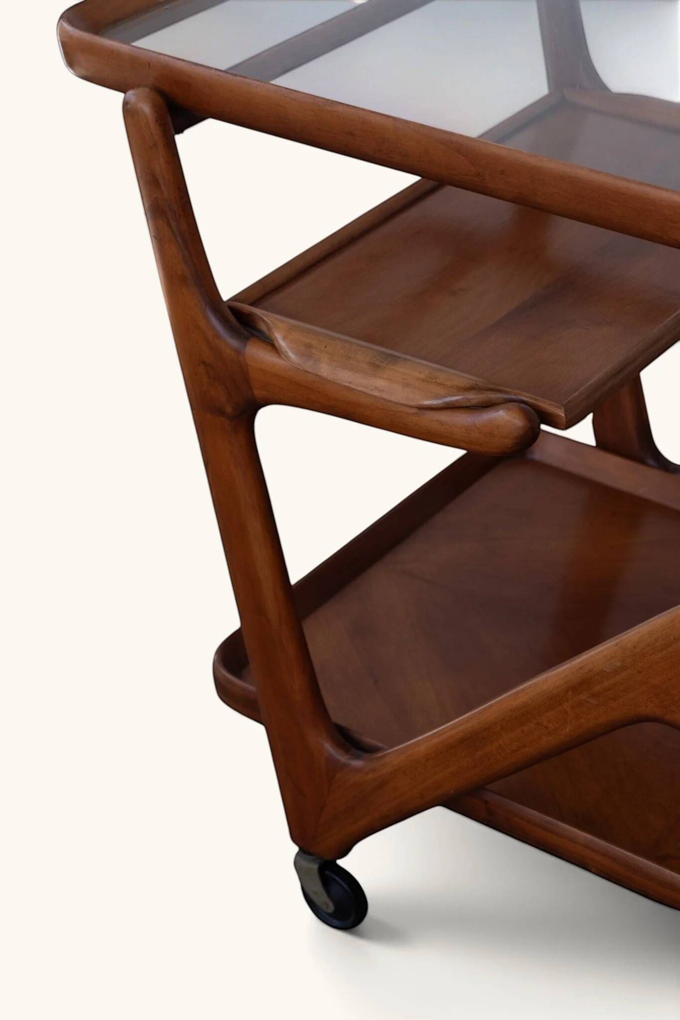Bar cart by Cesare Lacca for Cassina, 1950s.