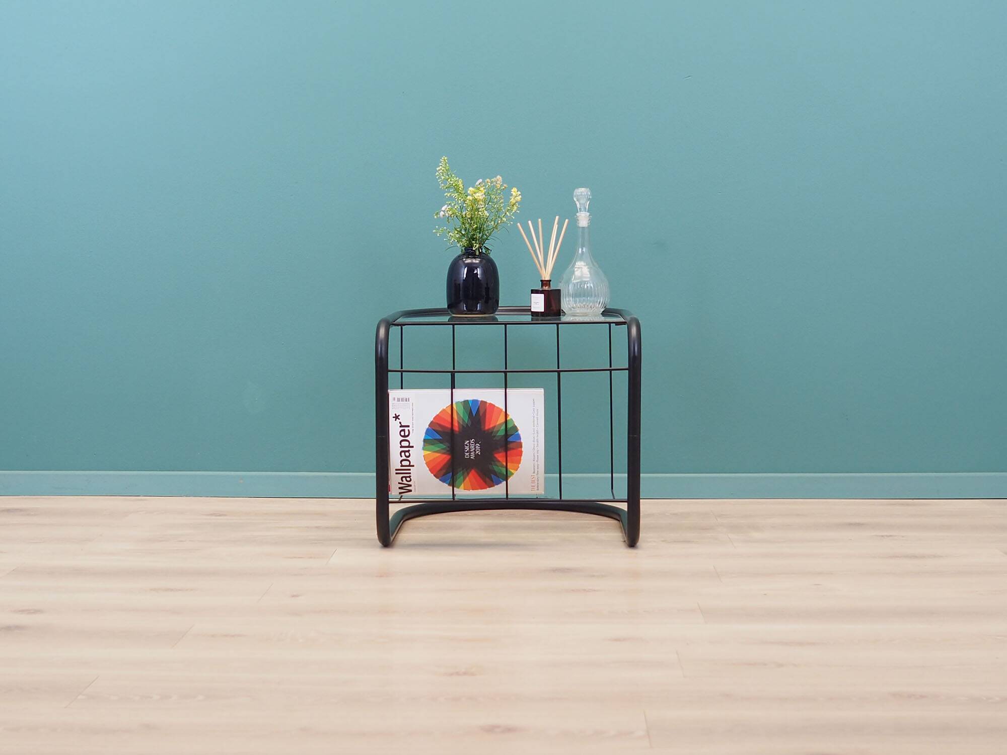 Glass coffee table, Danish design, 1970s, production: Denmark
