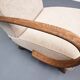 1930 Jindrich Halabala Bentwood Armchair in Beige Boucle