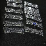 12 Fischer Bavaria crystal knife holders