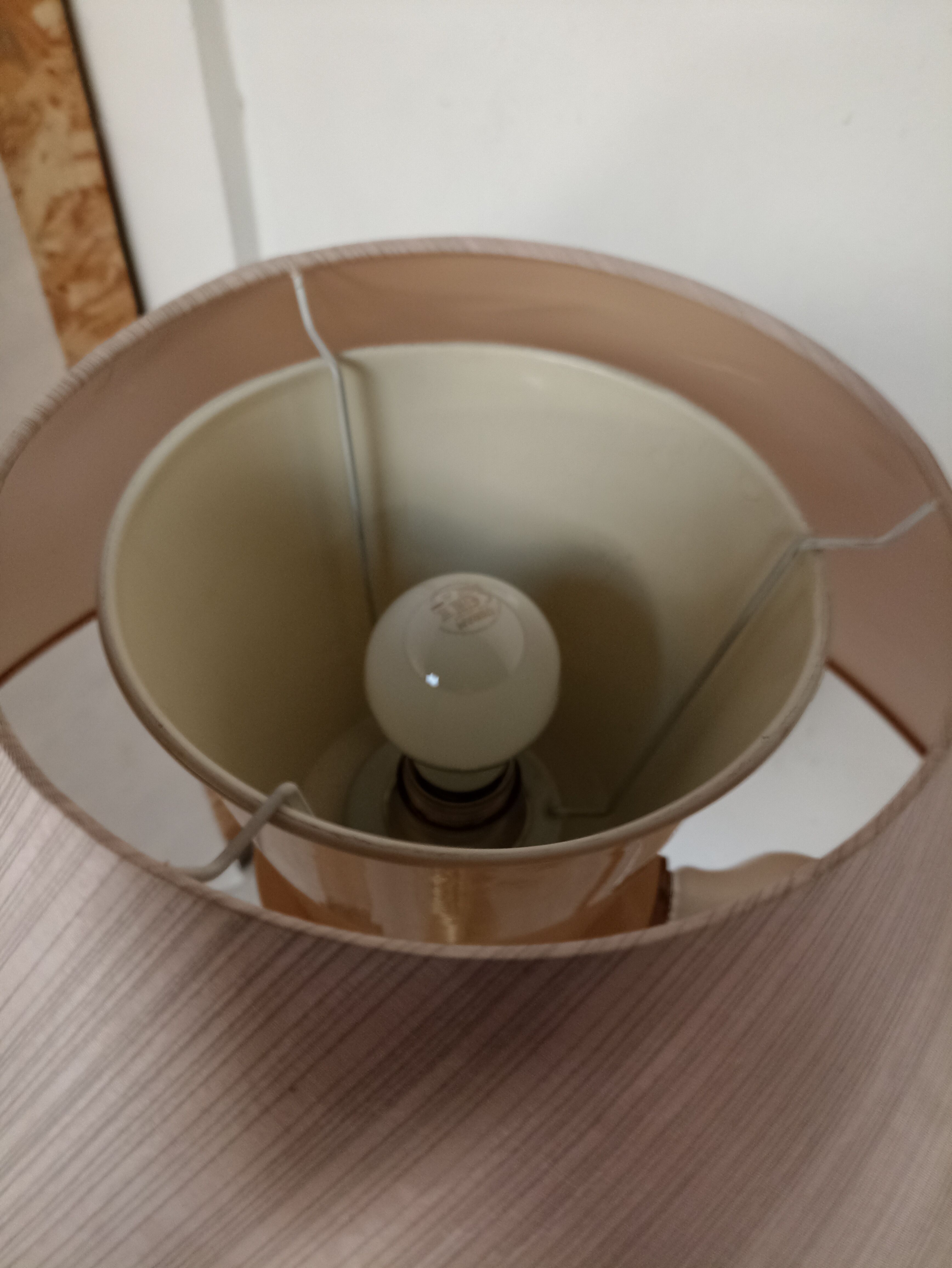 Solid brass floor lamp