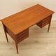 Bureau en teck avec tiroirs, Danemark, années 1970