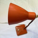 Table lamp in metal and brass circa the 1960s- dimension: height -36 cm- width -11cm-