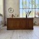 1950s oak office counter