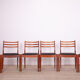 Vintage teak dining chairs by Victor Wilkins for G-Plan, 1960s, set of 6