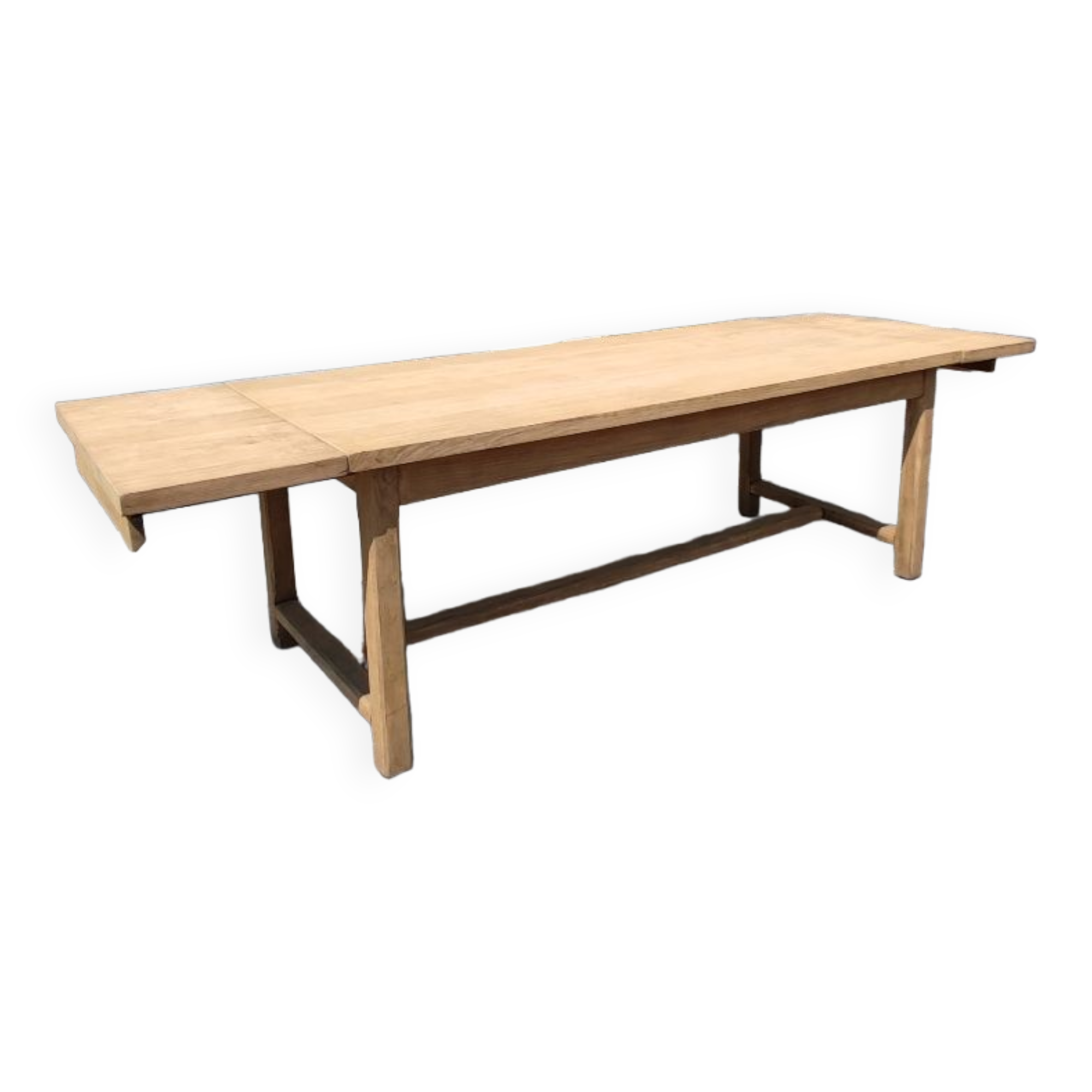 Solid oak farmhouse table