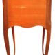 Cherry bedside table in Louis XV style