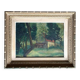 Oil painting, woods, signed Bertin 1932, framed