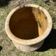 Ancient terracotta pottery jar from the 19th century
