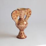 Neoclassical Spanish Copper Lustre Vases, 19Th